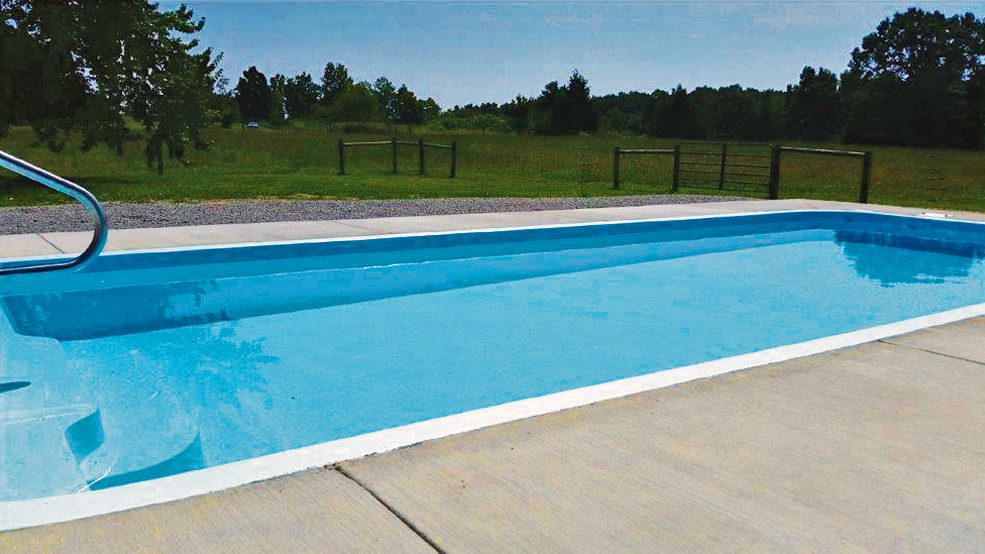 Completed pool project