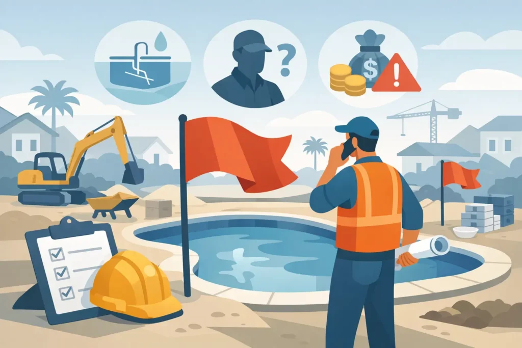 11 Pool Contractor Red Flags to Watch