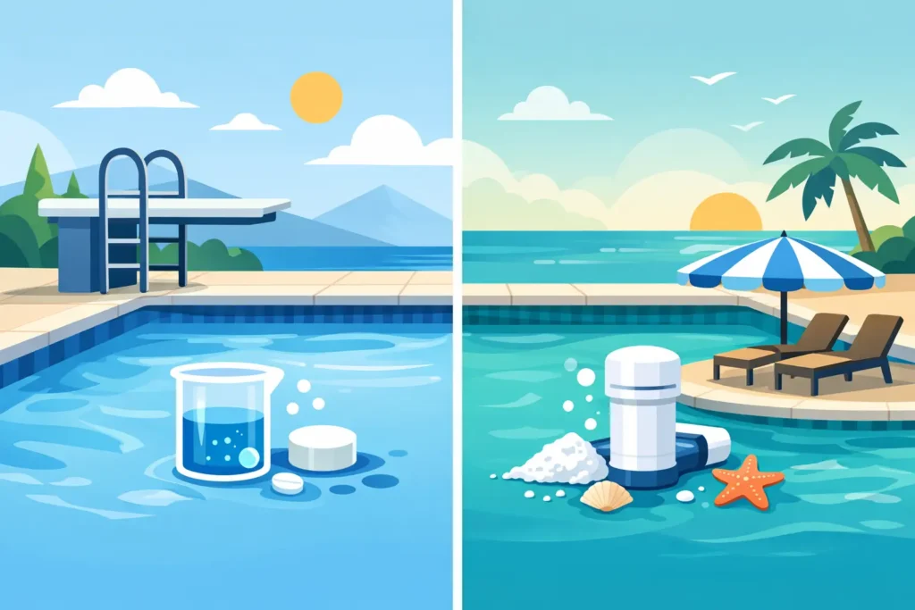 Chlorine vs Saltwater Pool: Which Fits?