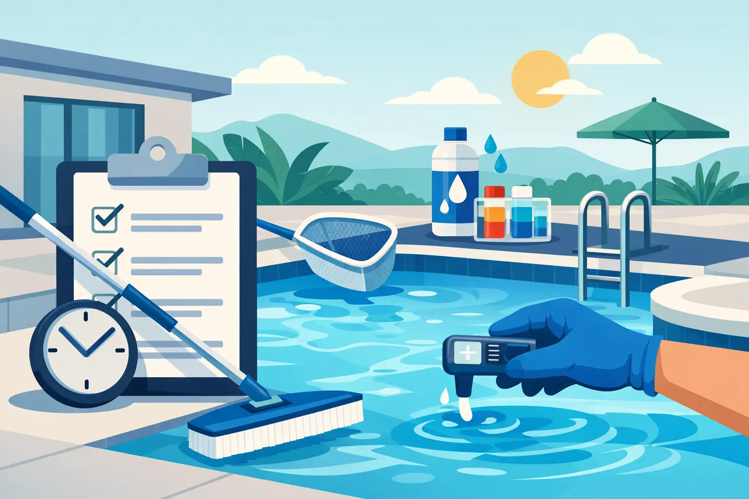 Guide to Weekly Pool Maintenance Schedule