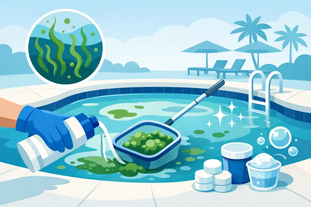 Pool Algae Treatment Steps That Work