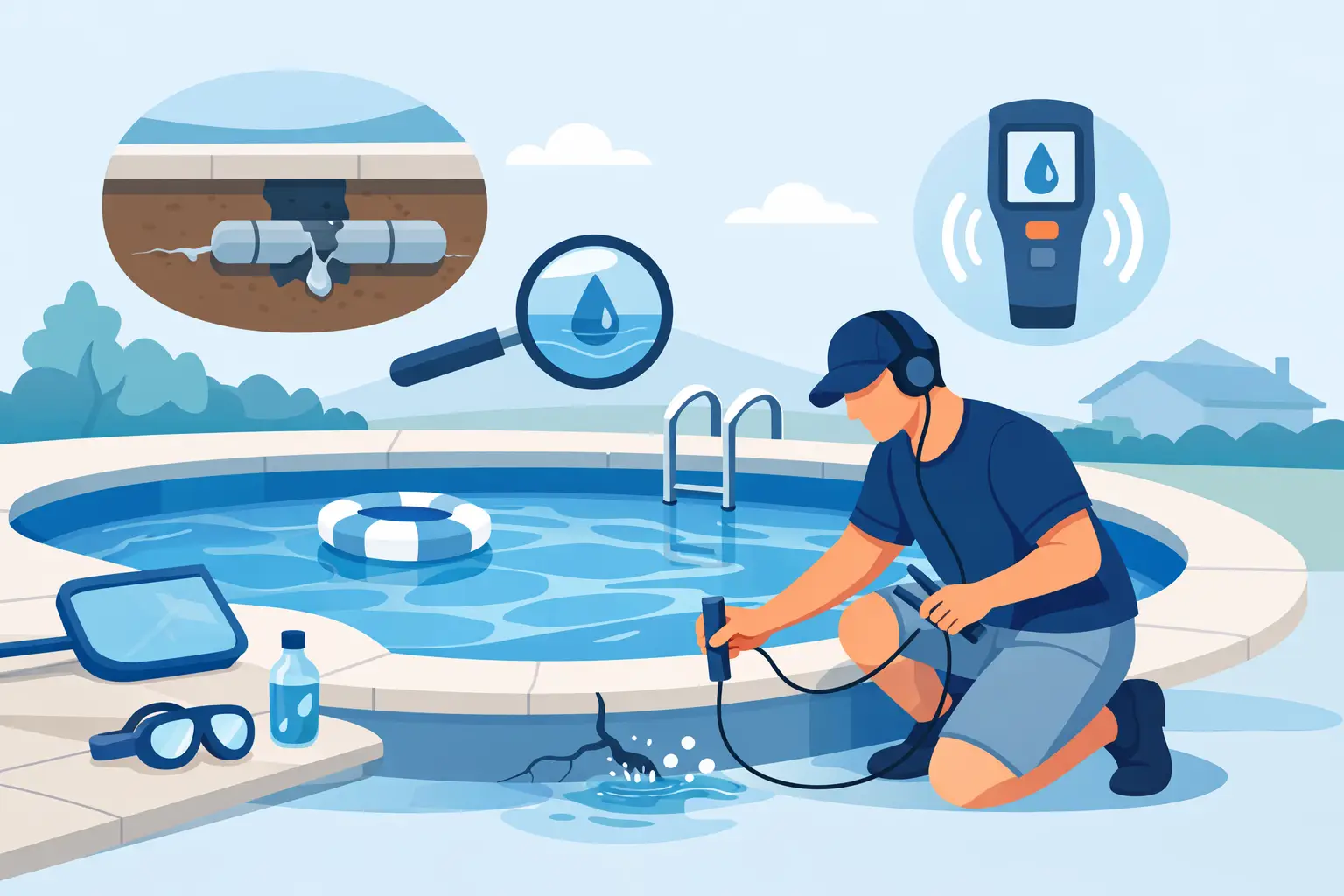 Pool Leak Detection Steps for Homeowners