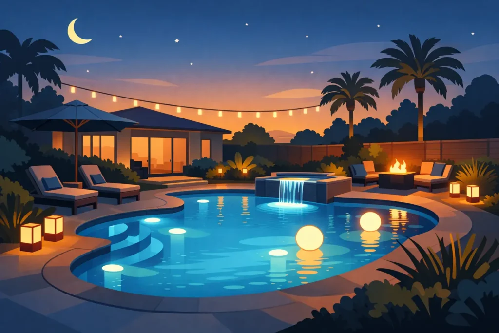 12 Best Pool Lighting Ideas for a Better Backyard