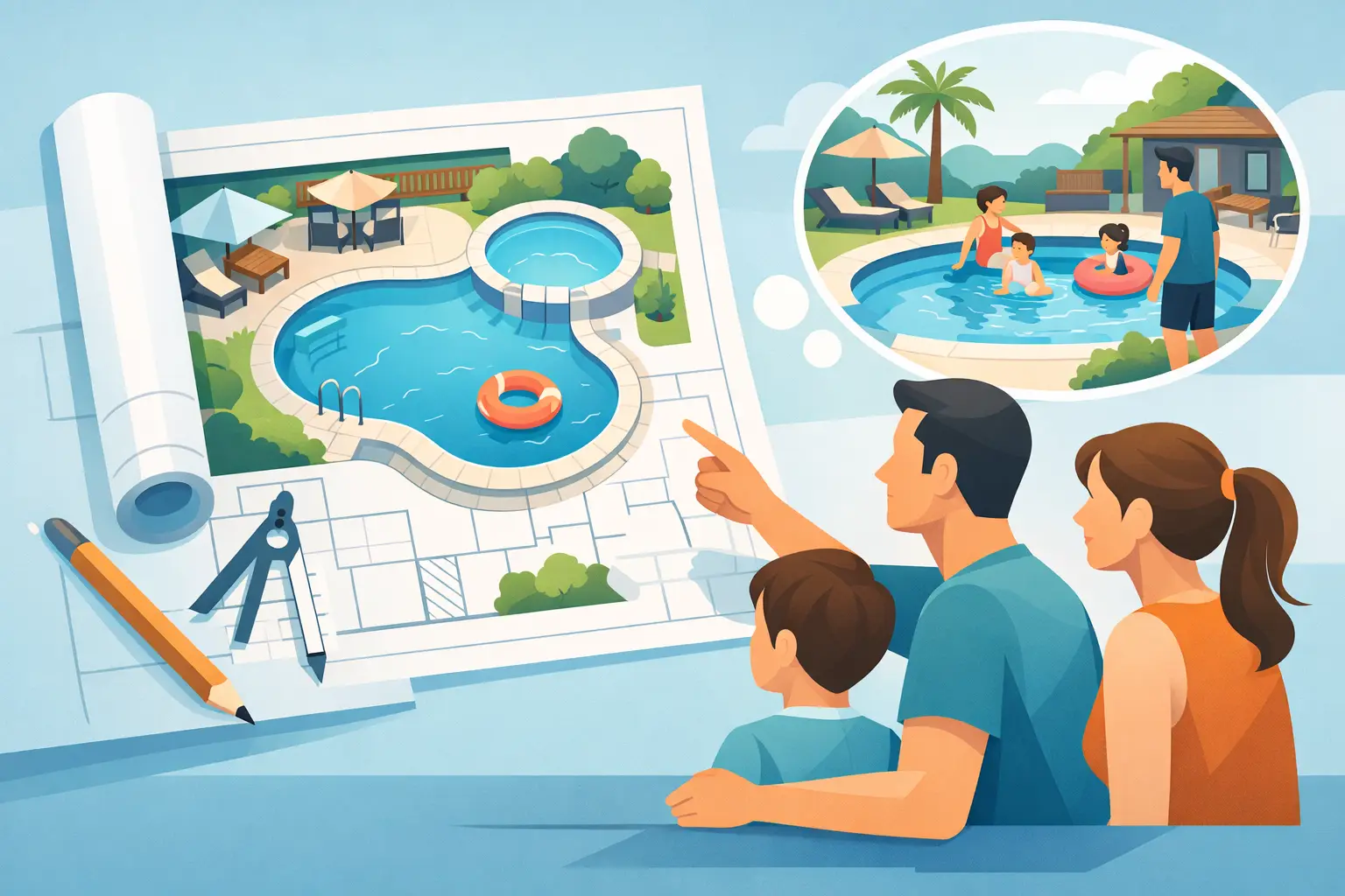 How to Plan a Family Pool Layout That Works