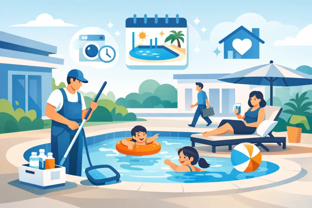 Weekly Pool Service Benefits for Busy Homes