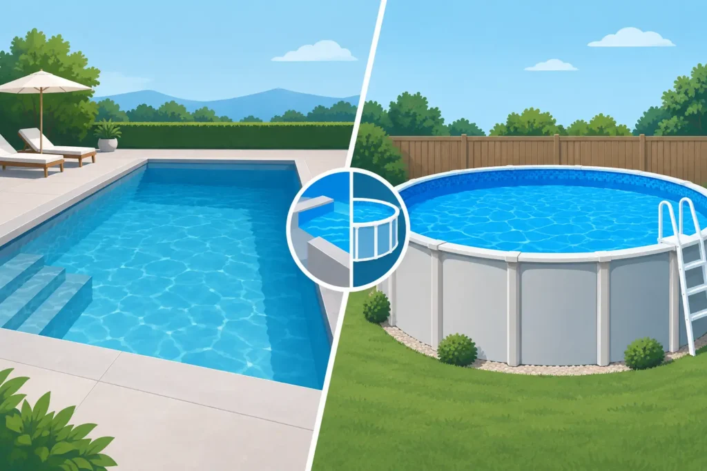 Concrete Versus Vinyl Pools: Which Fits?