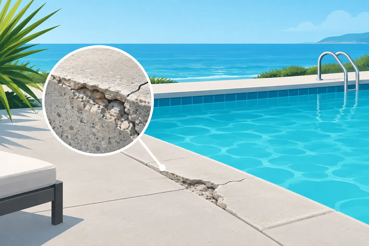 Does Saltwater Damage Concrete Around Pools?