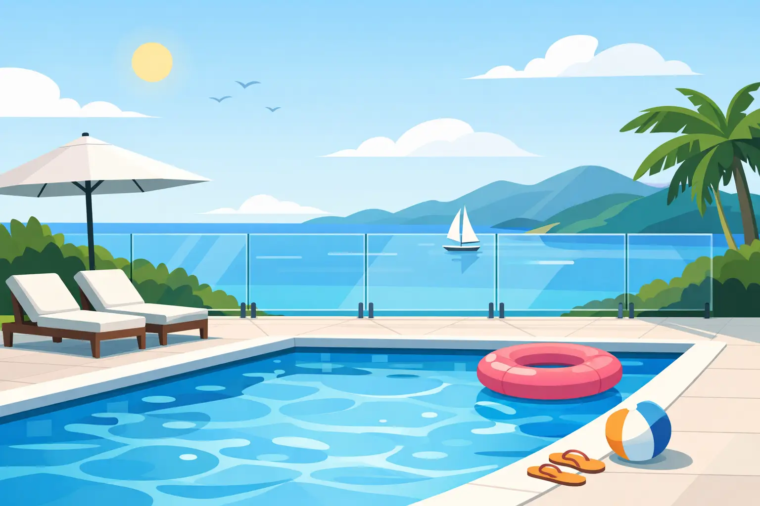 Pool Fencing That Protects the View and the Fun