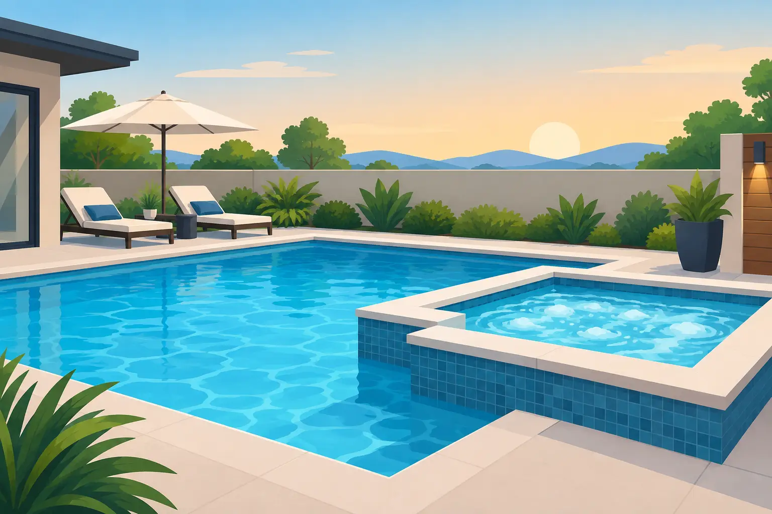 Pool Spa Combo Benefits for Your Backyard